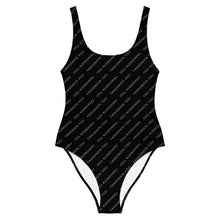One-Piece Logo All-Over Print Swimsuit