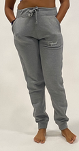 Unisex fleece sweatpants with embroidered logo