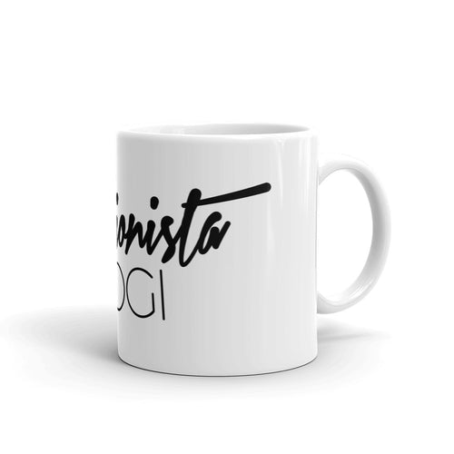 Logo White glossy mug
