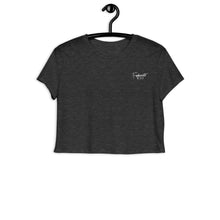 Crop Tee w/ embroidered chest logo